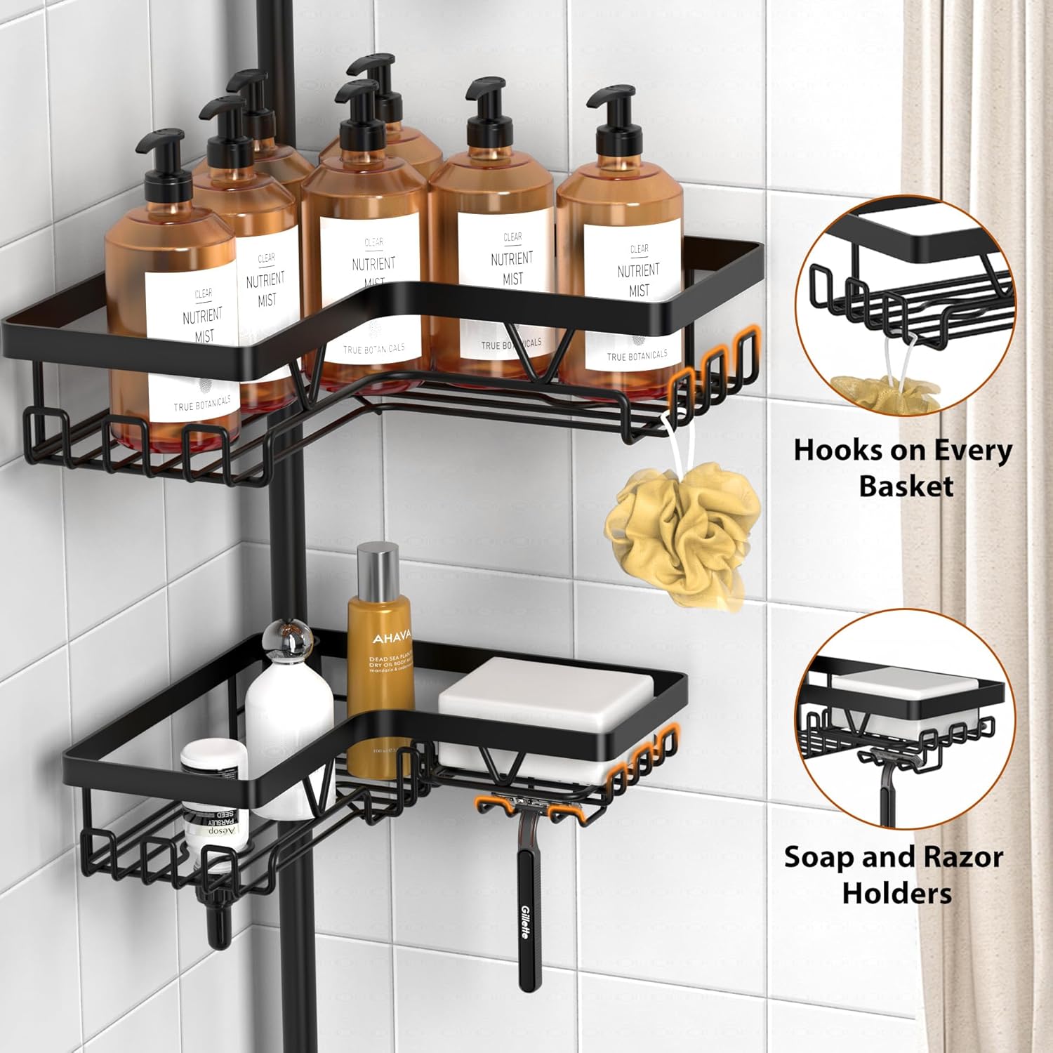 KEGII Showerspace Compression Caddy Corner