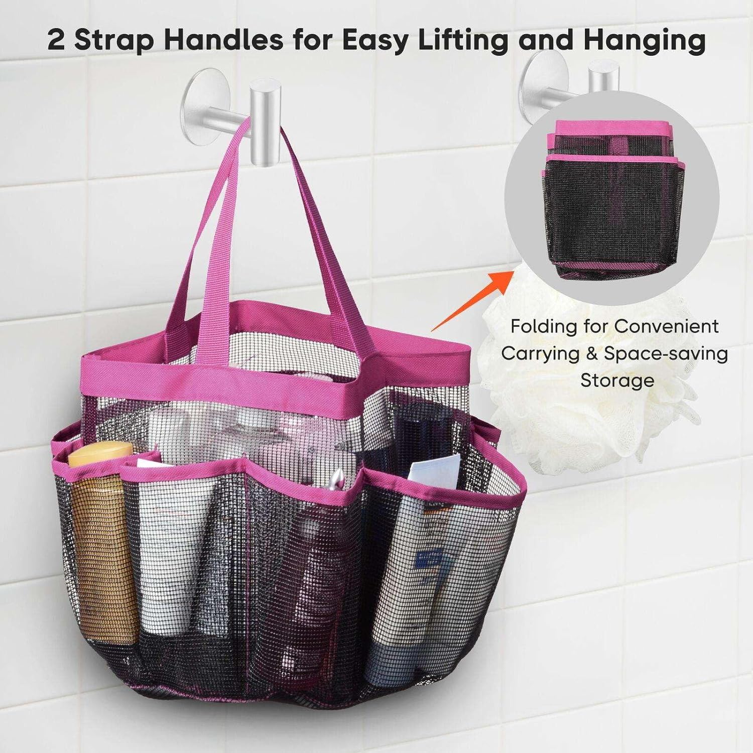 LUXE Mesh Shower Organizer