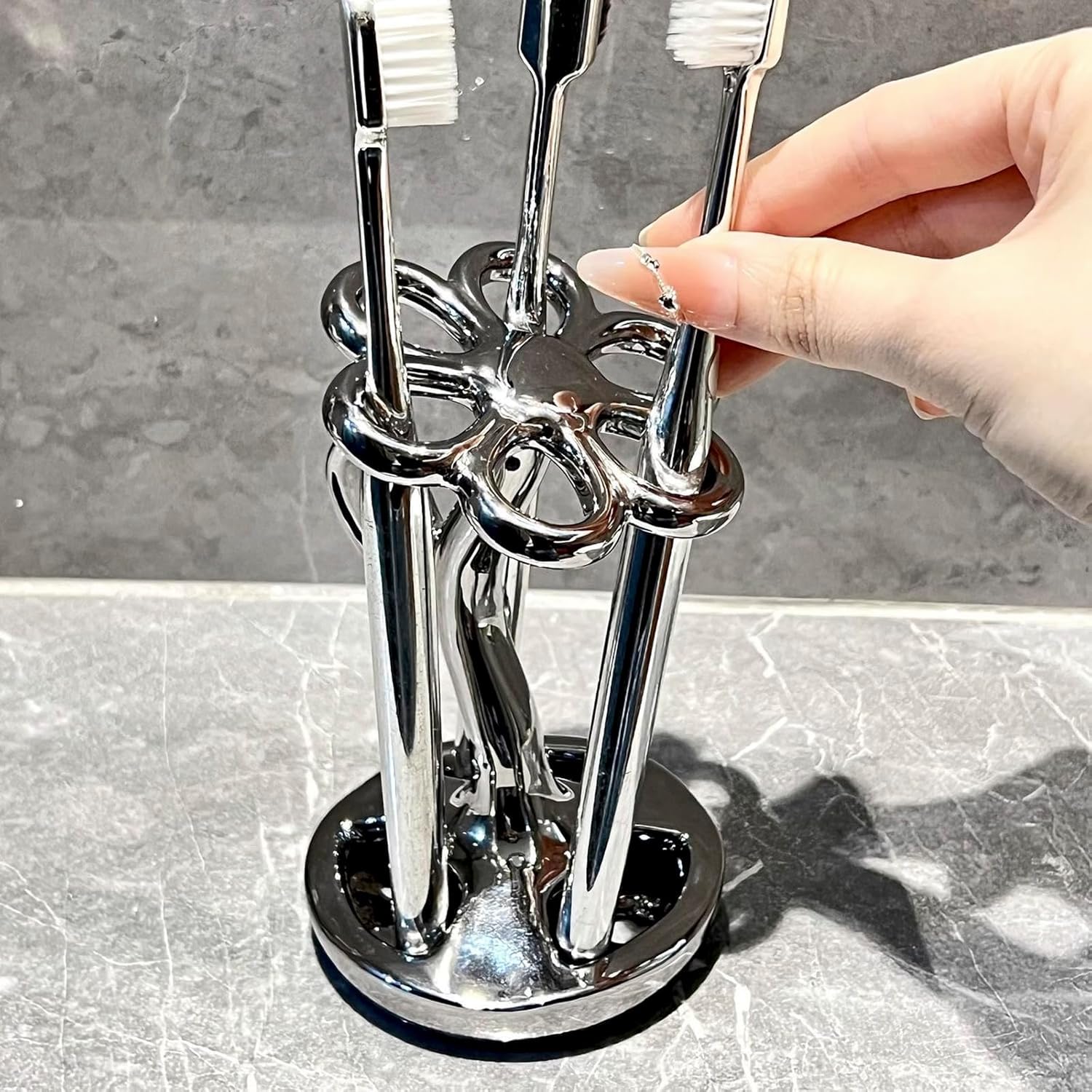 AHNIK Floral Toothbrush Stand