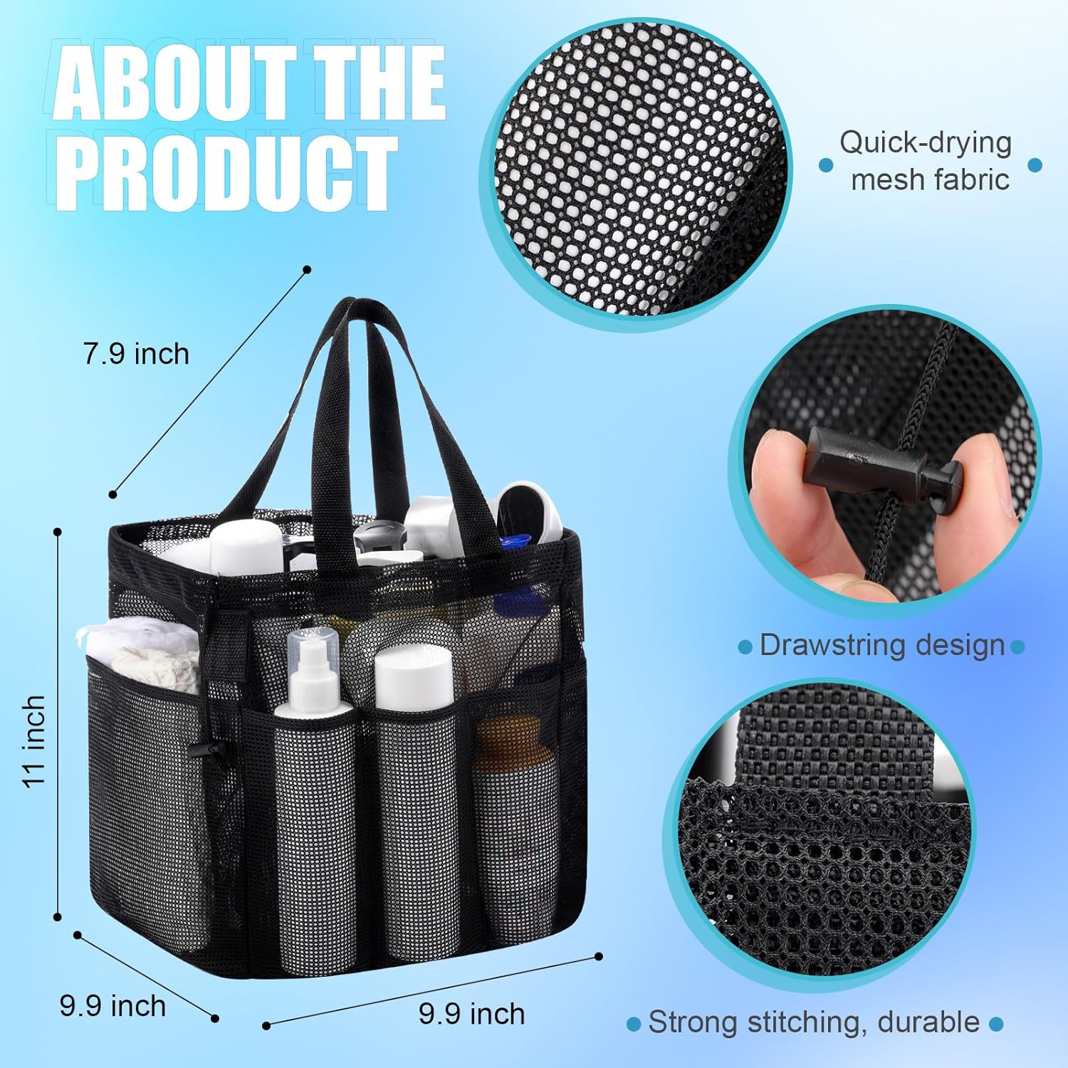 Talltalk Mesh Shower Caddy