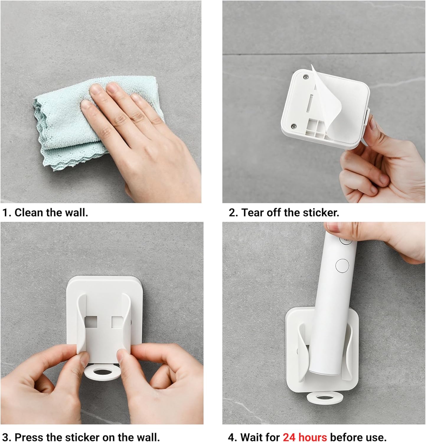 MITOWA Electric Toothbrush Holder Wall Mounted