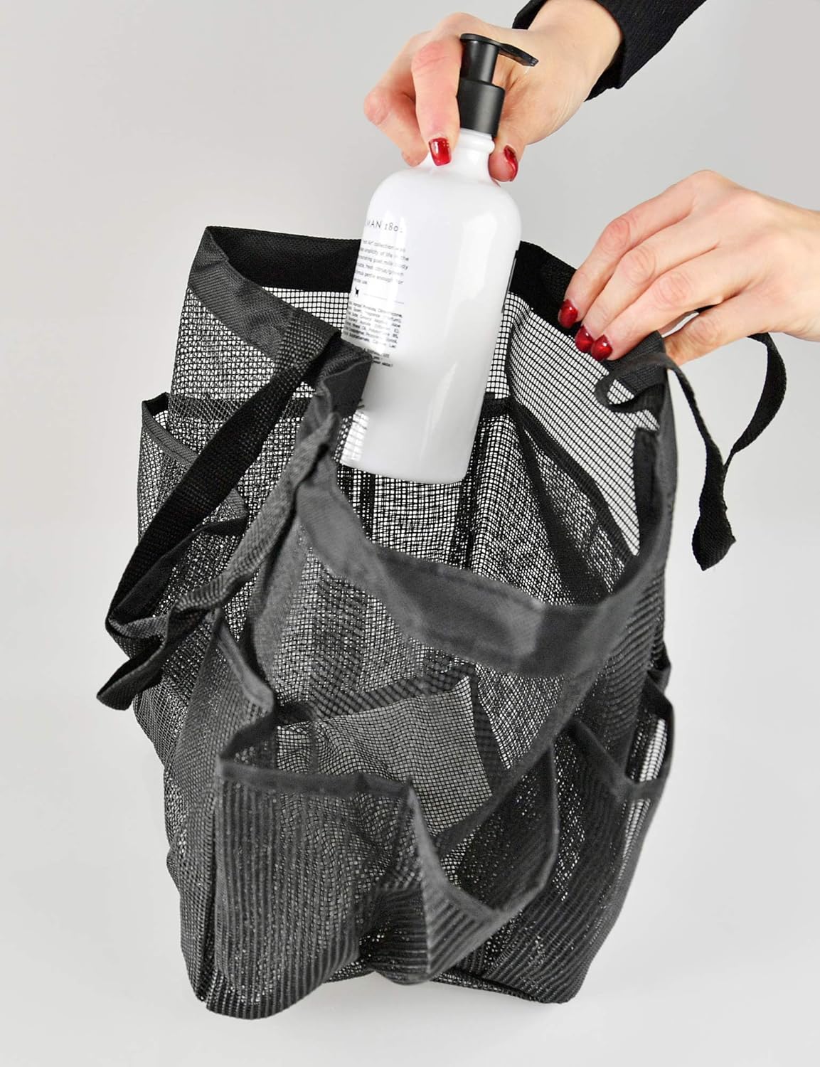 Home-X Mesh Shower Caddy Tote