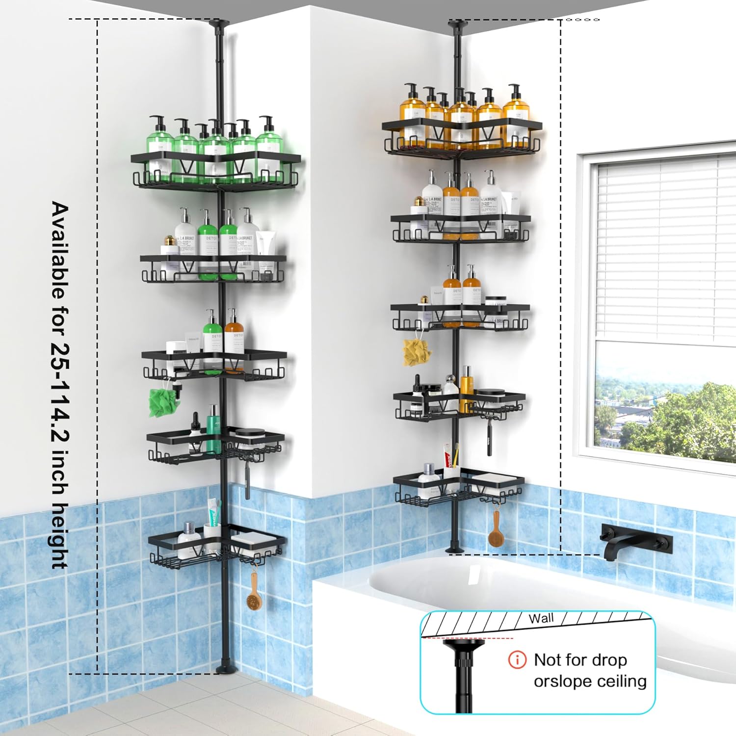KEGII Showerspace Compression Caddy Corner