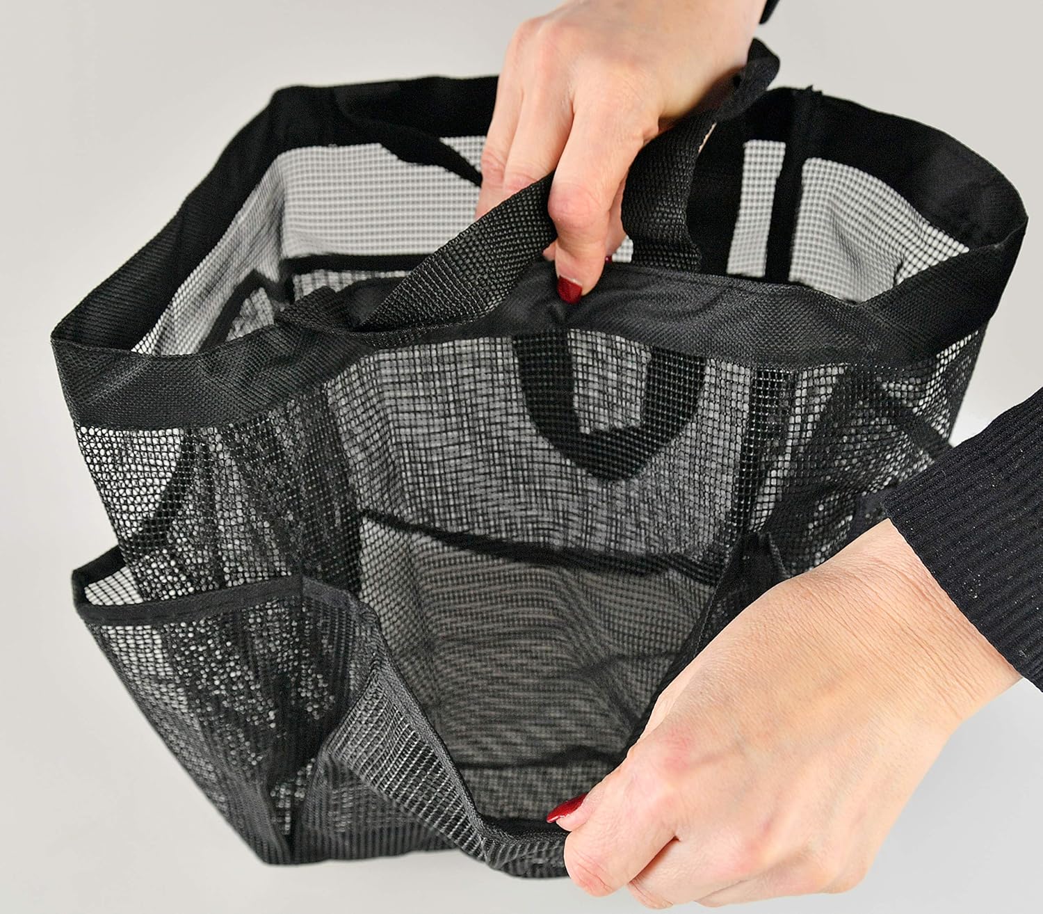 Home-X Mesh Shower Caddy Tote