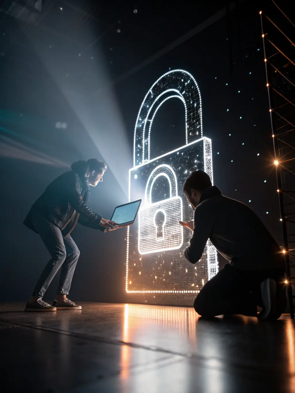 Data being seamlessly transferred to a secure cloud environment, illustrating the benefits of cloud migration for businesses.